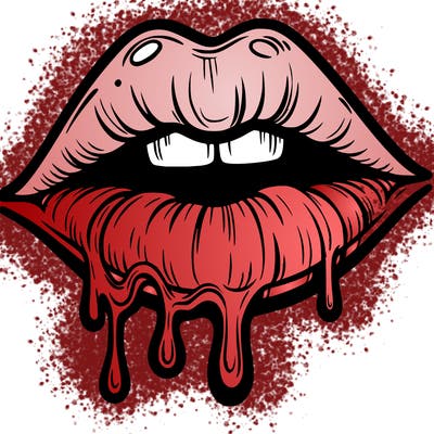 lips that look realistic and drip
