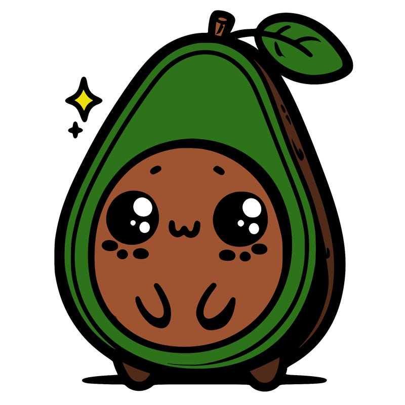 cute avocado