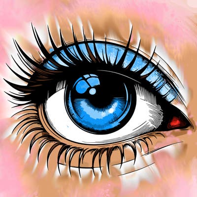 realistic eye