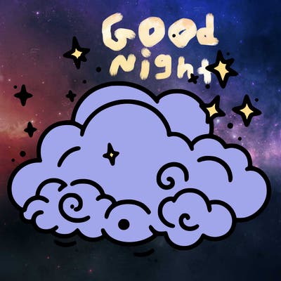 pink starry cloud sky