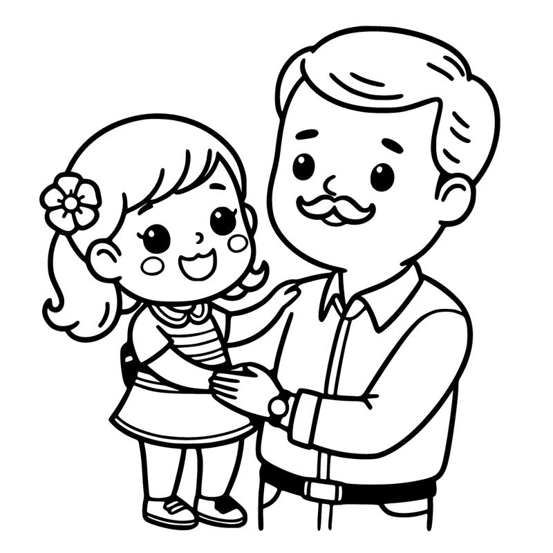 father and daughter on father’s day