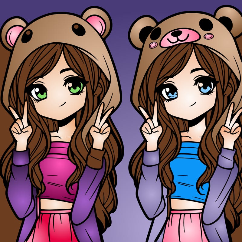 teen girl in animal costume