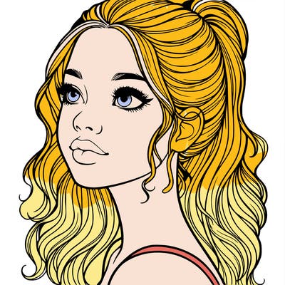 beautiful realistic girl