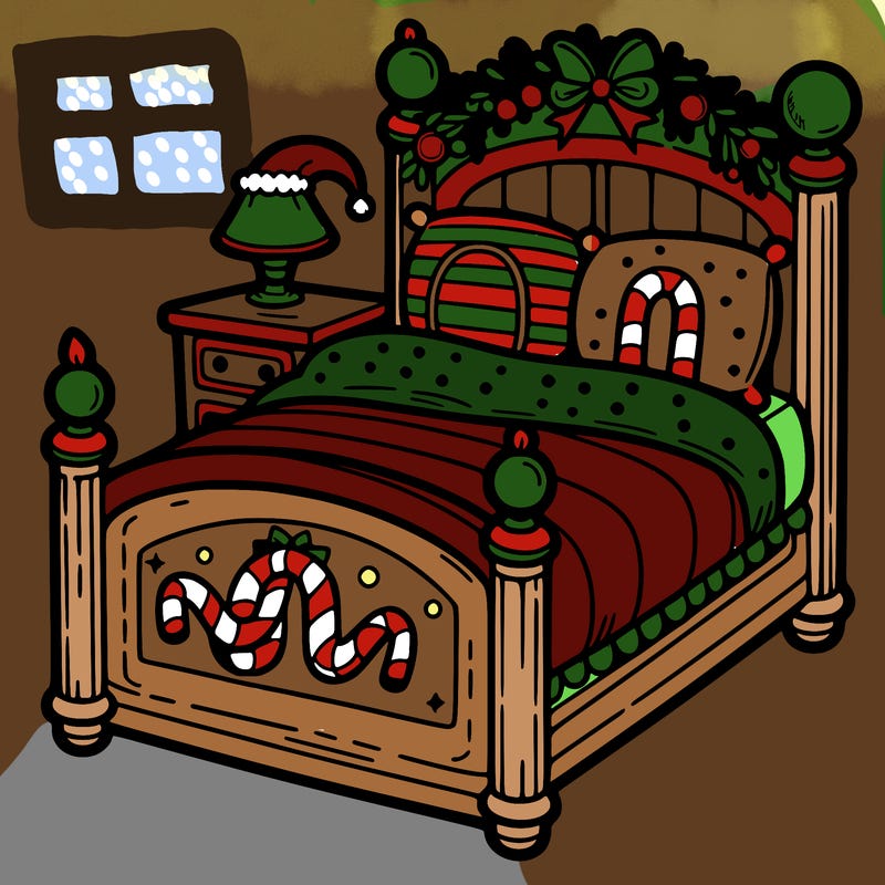 christmas bed