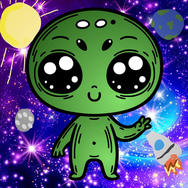alien cute