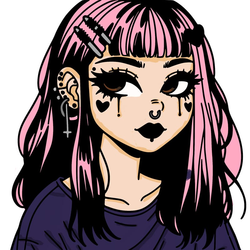 aesthetic grunge alt girl