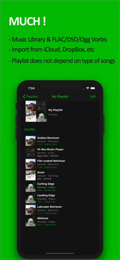 scylla - Hi-Res Music Player - Scyllaミュージックプレイヤーのプレイリスト。ハイレゾFLACおよびDSDオーディオファイルを表示。