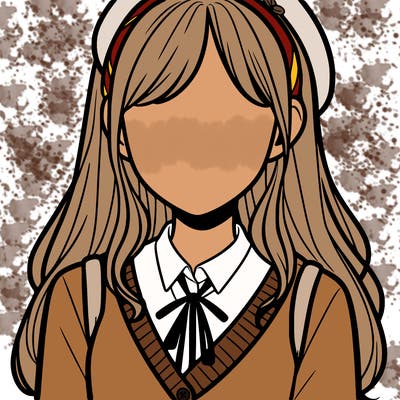 faceless preppy girl