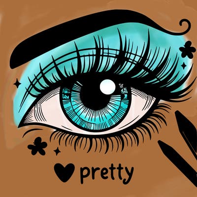 pretty eye