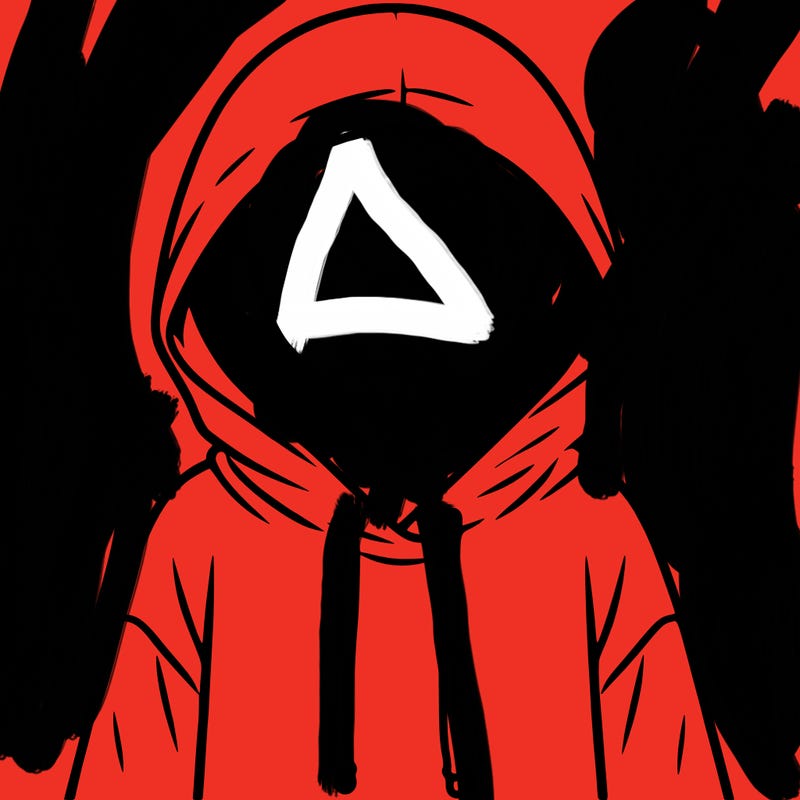 faceless girl in hoodie