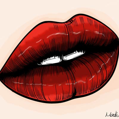 realistic lips