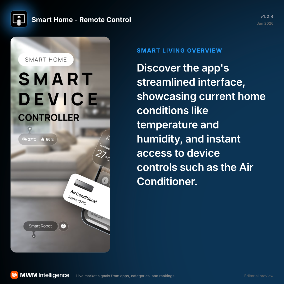 Smart Home - Remote Control - Lifestyle App | MWM