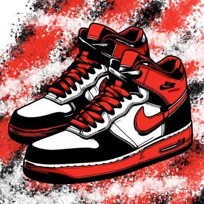 realistic nike air shoes