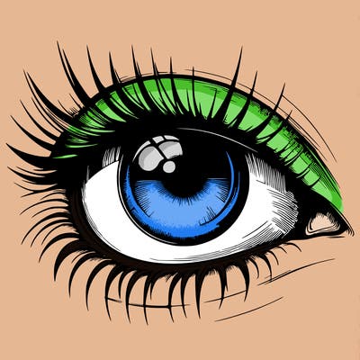 realistic eye