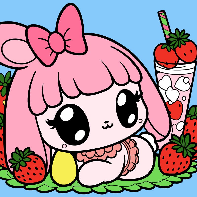 strawberry bunny girl
