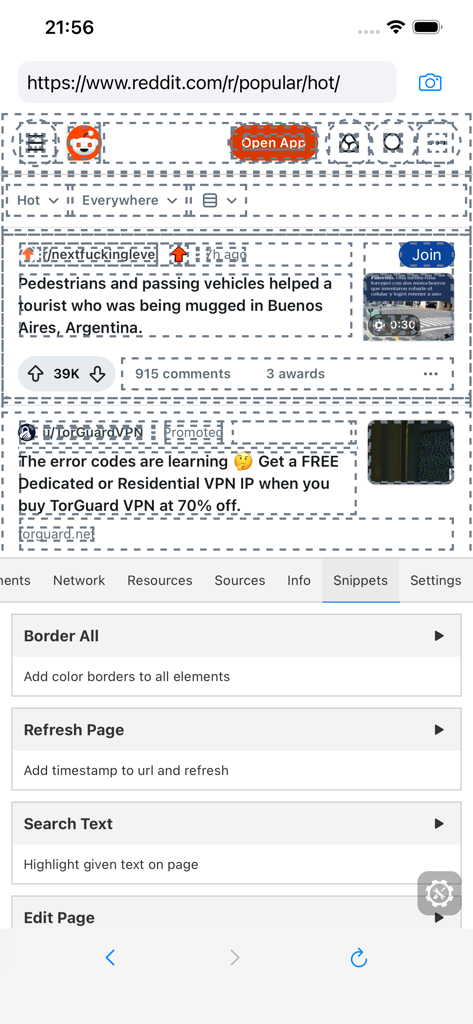 Inspect Browser PRO - Developer Tools App | MWM