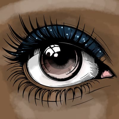 realistic eye