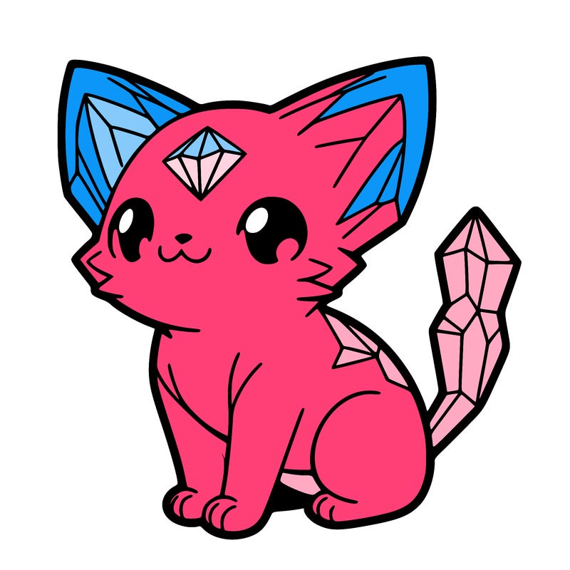 crystal kitten