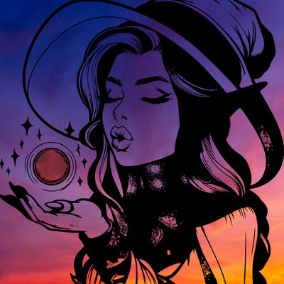 realistic elf casting a spell with lips