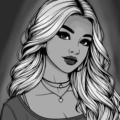 detailed realistic girl