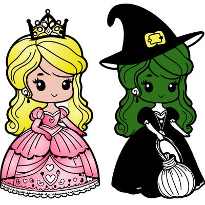 princess as a witch