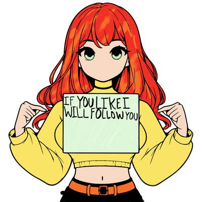 girl holding a blank sign in a long sleeve crop top