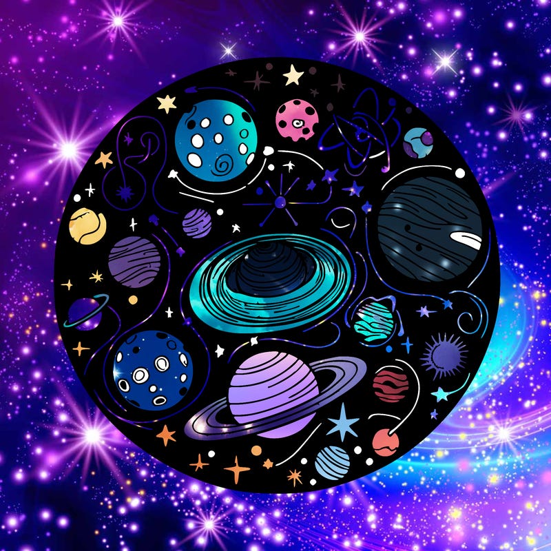 the universe in space