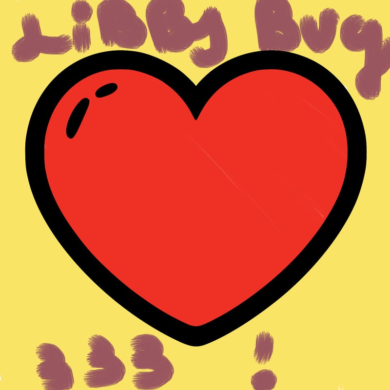 a blank heart