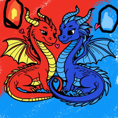 dragon couple.