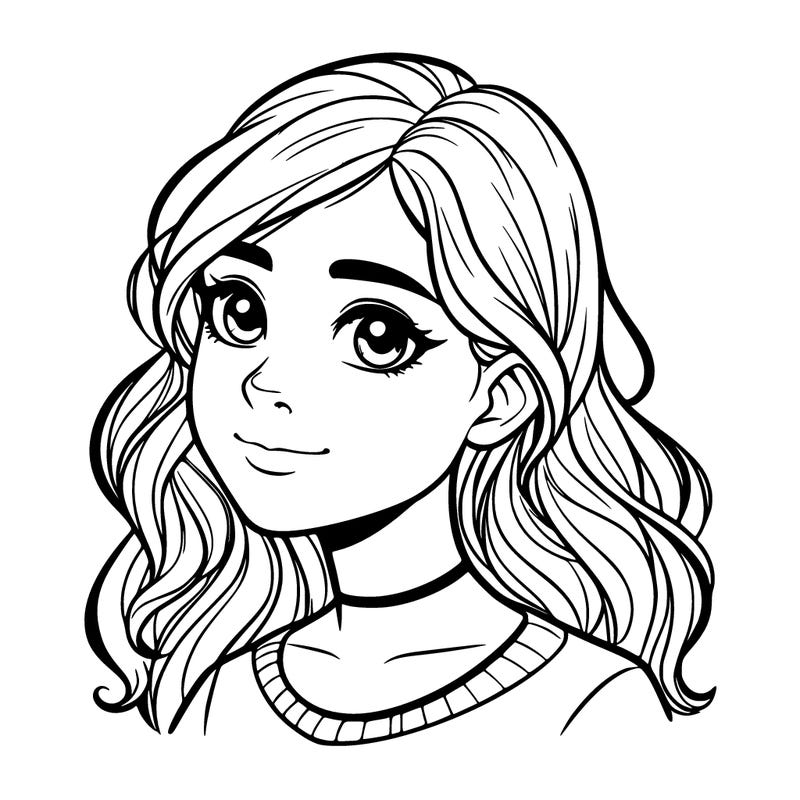 realistic human girl