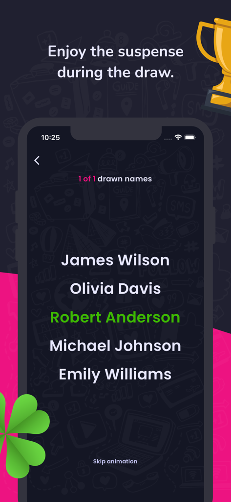 Random name picker for raffles - Utilities App | MWM