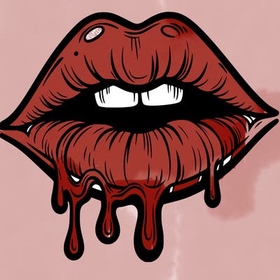 lips that look realistic and drip
