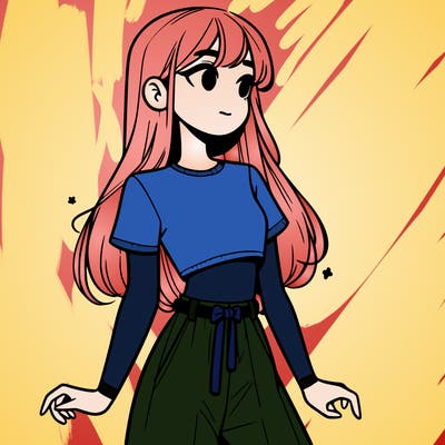 girl in a cute crop top