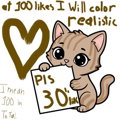 a small cat with a blank sheet of paper in its hand. the cat is sooooooo cute!