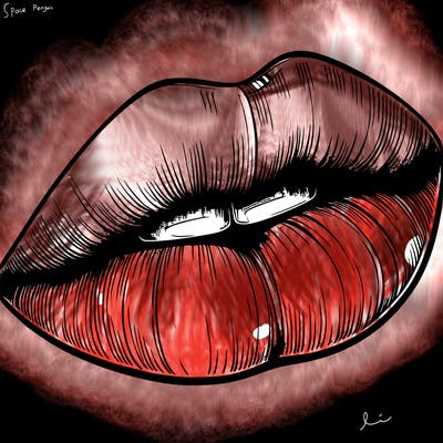 realistic lips