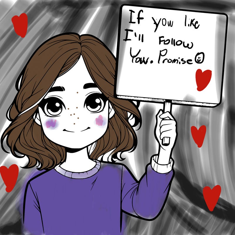 realistic girl holding up a sign