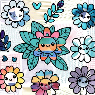 cute flower patterns