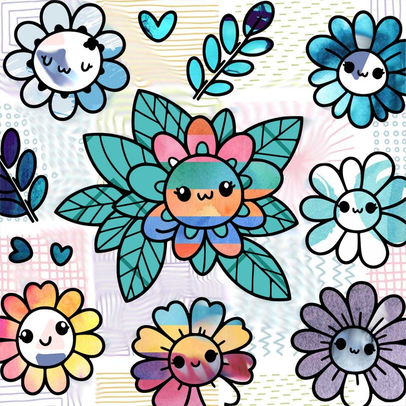 cute flower patterns