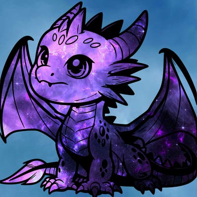 fierce baby night dragon