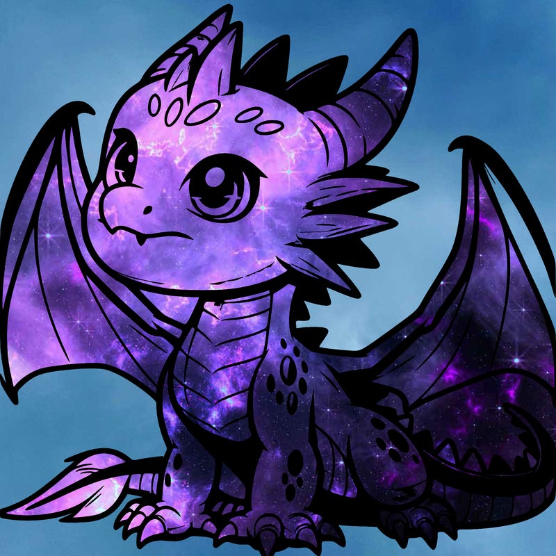 fierce baby night dragon