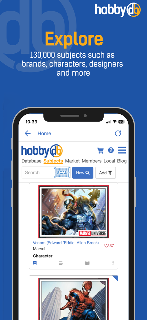 hobbyDB Collection Management - Entertainment App | MWM