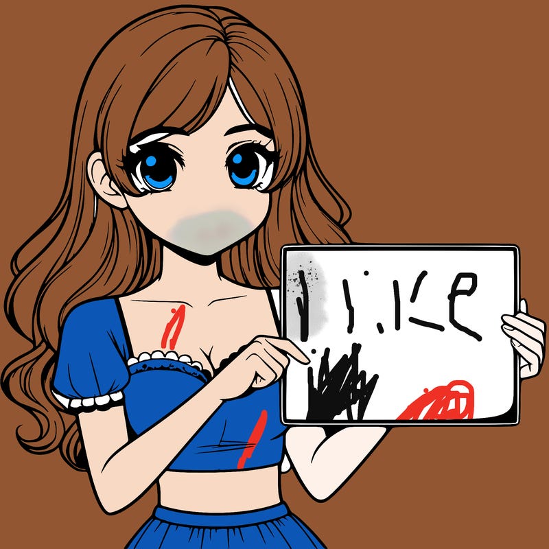 realistic pretty girl holding blank sign