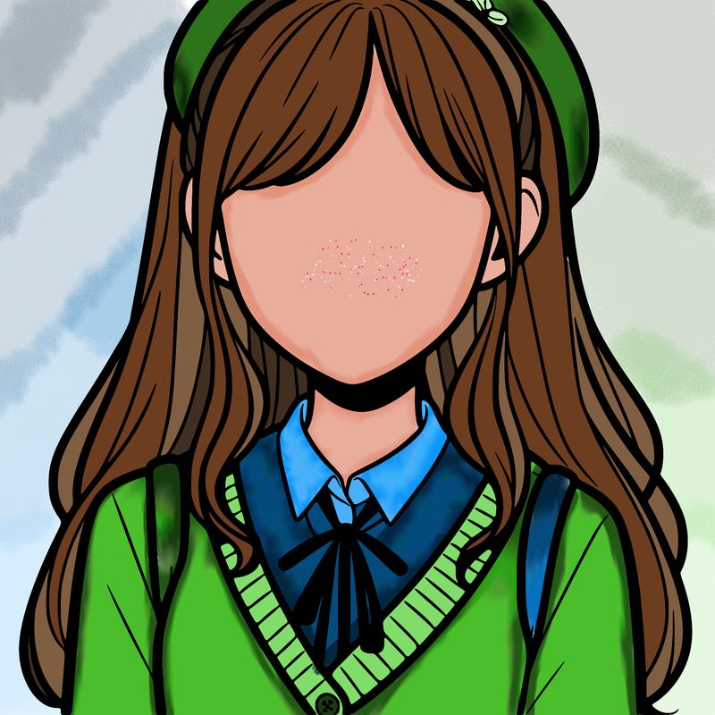 faceless preppy girl