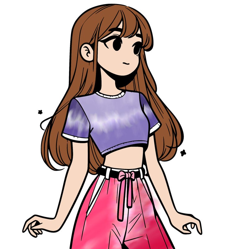 girl in a cute crop top