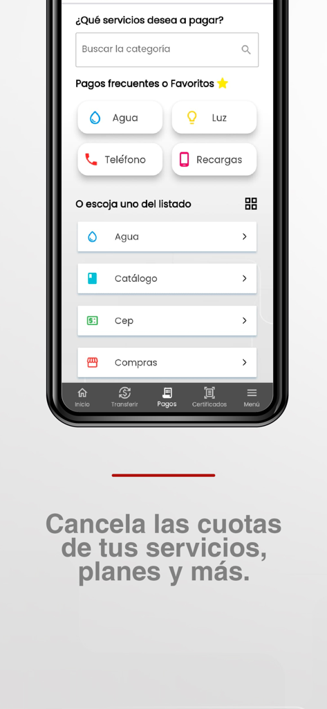 DaquiApp - DaquiApp interface for paying utilities including water, electricity, and phone bills.