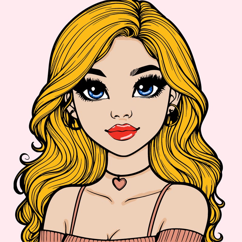 realistic pretty girl