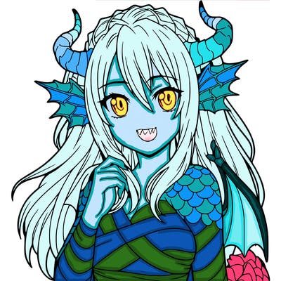 realistic dragon girl