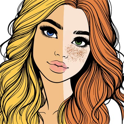 beautiful realistic girl