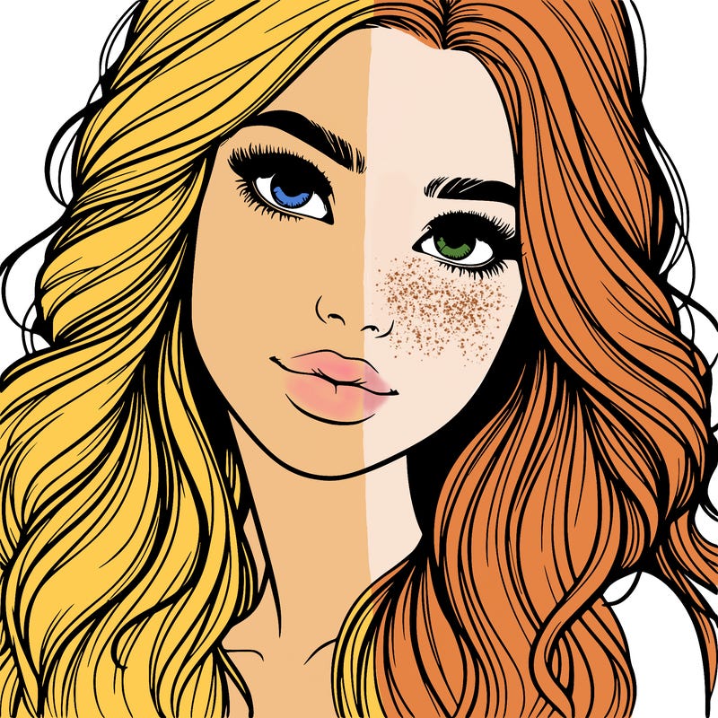 beautiful realistic girl