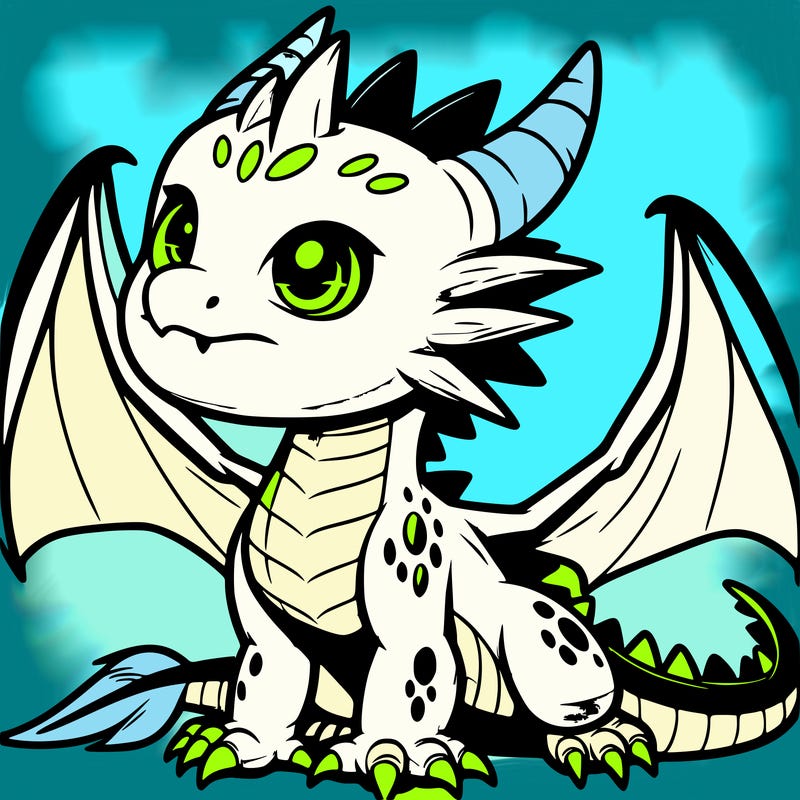 fierce baby night dragon